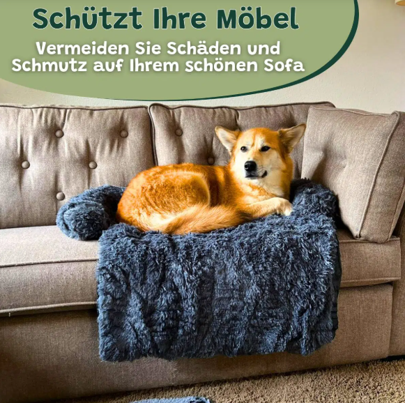 Funny Fuzzy - Flauschiges Hundebett für dein Sofa