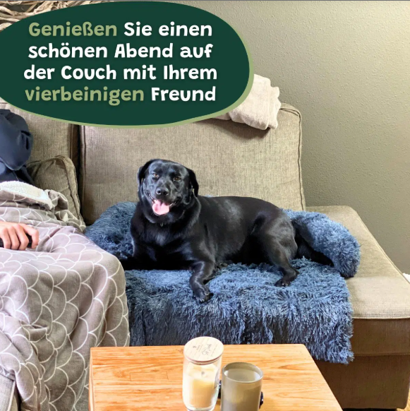 Funny Fuzzy - Flauschiges Hundebett für dein Sofa